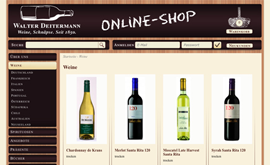 Online-Shop für Weine und Spirituosen