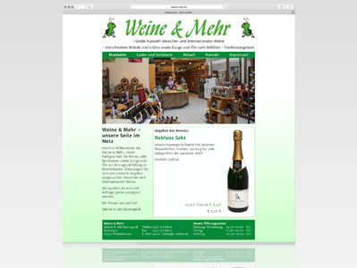 Weine & Mehr jetzt online Weine & Mehr jetzt online